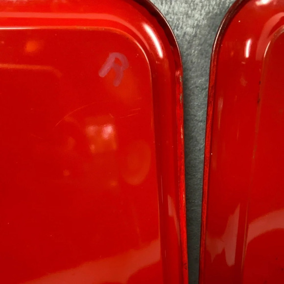 6 Vtg Weather Vane Rooster Metal Serving‎ Trays - Picture 7 of 11